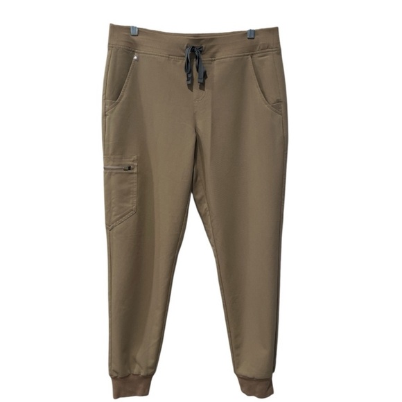 Women's Khaki Jogger Pants - Picture 1 of 4